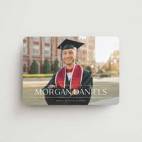Graduation Announcement Magnets