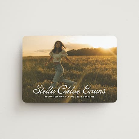 Graduation Announcement Magnets
