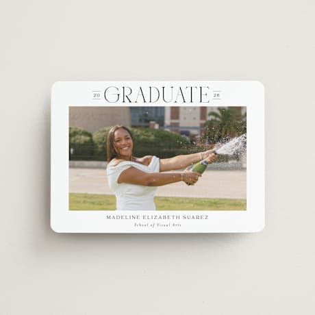 Graduation Announcement Magnets