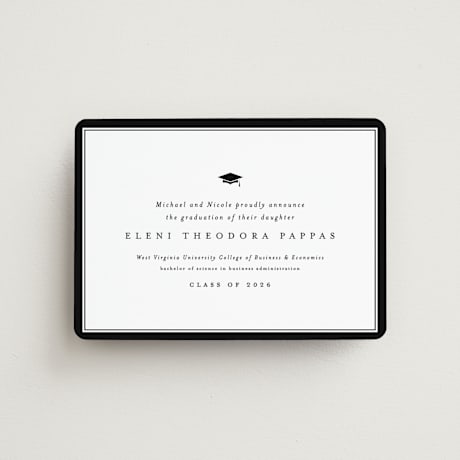 Graduation Announcement Magnets