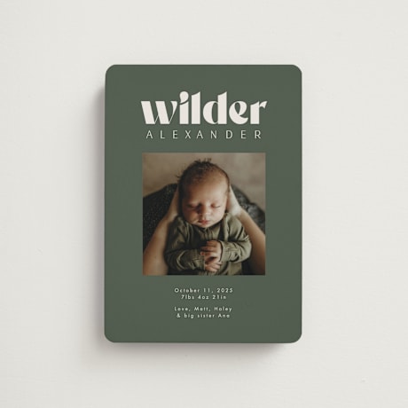 Birth Announcement Magnets