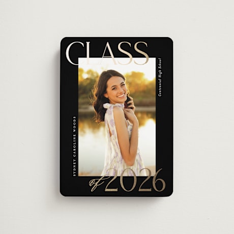 Foil-Pressed Graduation Announcement Magnets