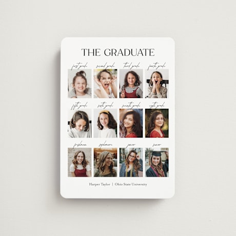 Graduation Announcement Magnets