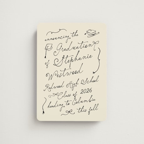 Graduation Announcement Magnets