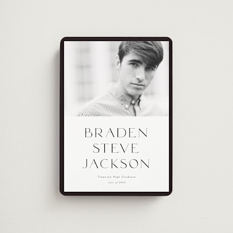 Graduation Announcement Magnets