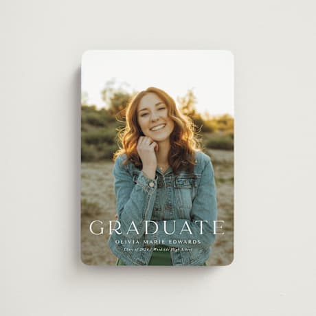 Graduation Announcement Magnets
