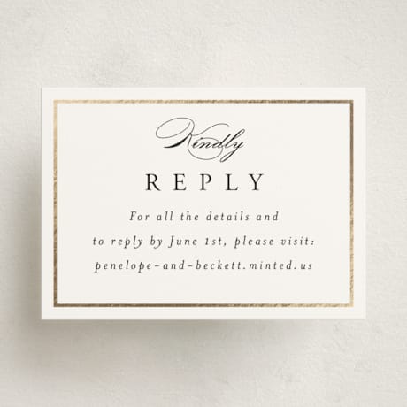 Foil-Pressed Mini Enclosure Cards