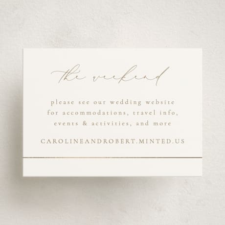 Foil-Pressed Mini Enclosure Cards