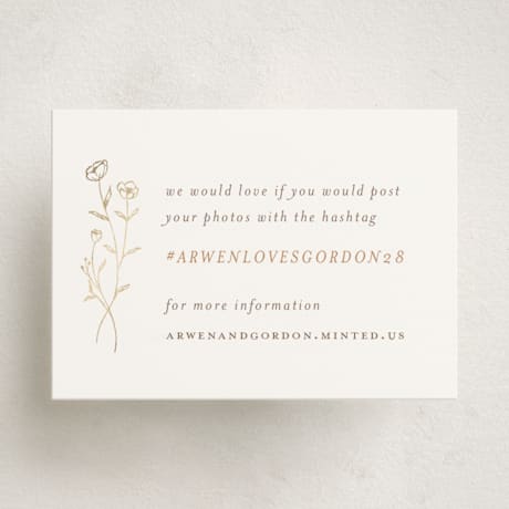 Foil-Pressed Mini Enclosure Cards