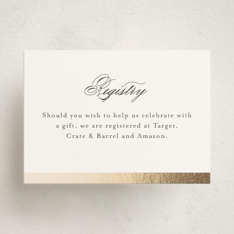 Foil-Pressed Mini Enclosure Cards