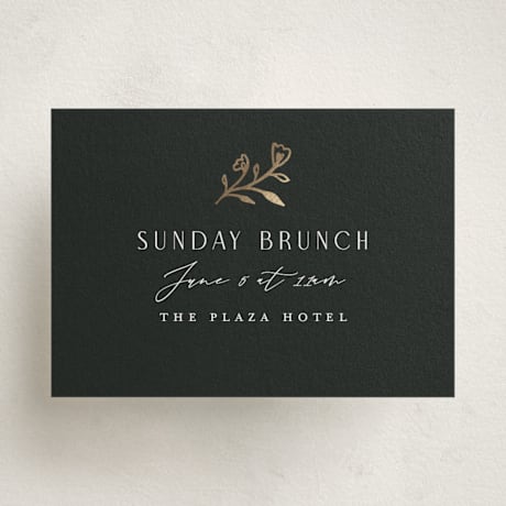 Foil-Pressed Mini Enclosure Cards