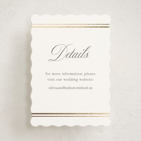 Foil-Pressed Mini Enclosure Cards