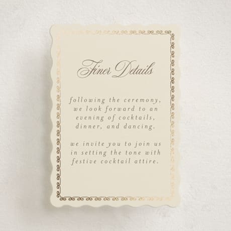 Foil-Pressed Mini Enclosure Cards