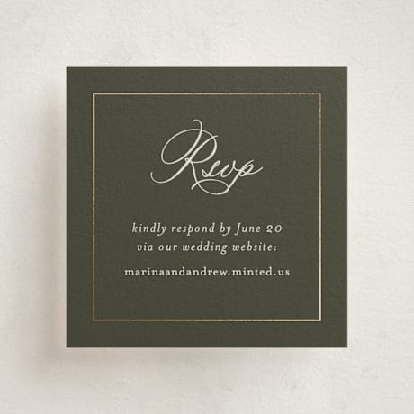 Foil-Pressed Mini Enclosure Cards