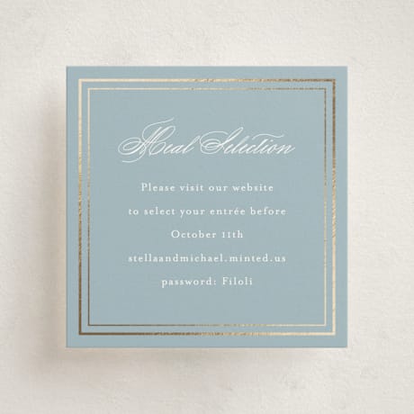 Foil-Pressed Mini Enclosure Cards