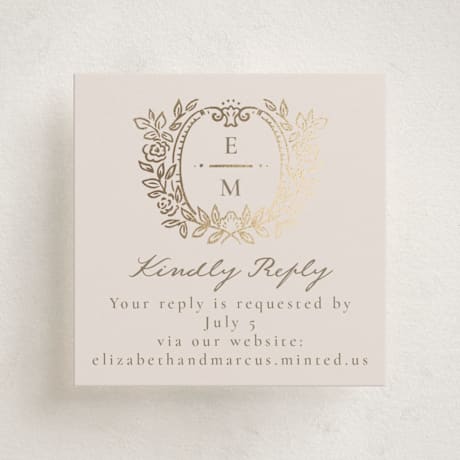 Foil-Pressed Mini Enclosure Cards