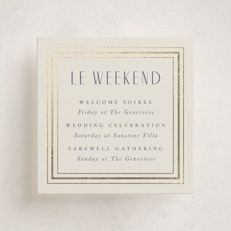 Foil-Pressed Mini Enclosure Cards