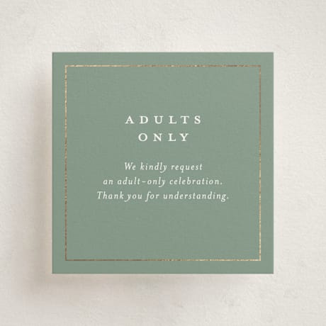 Foil-Pressed Mini Enclosure Cards