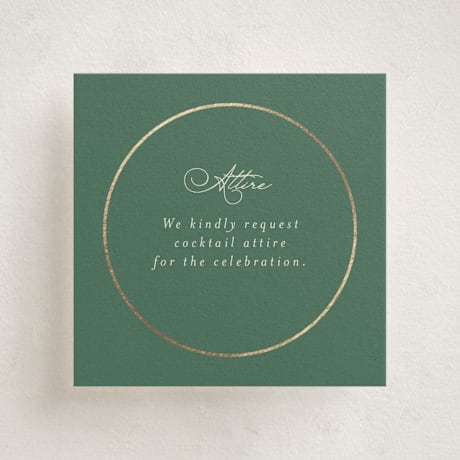 Foil-Pressed Mini Enclosure Cards