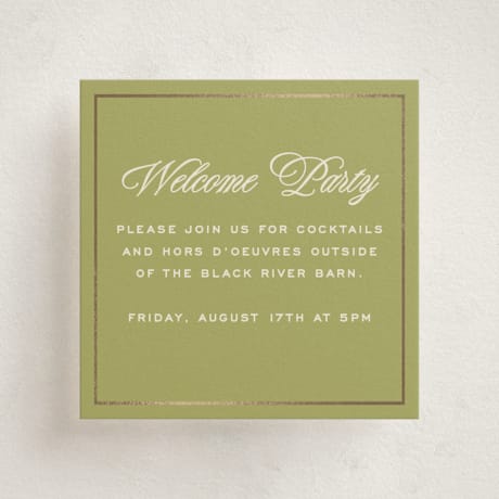 Foil-Pressed Mini Enclosure Cards