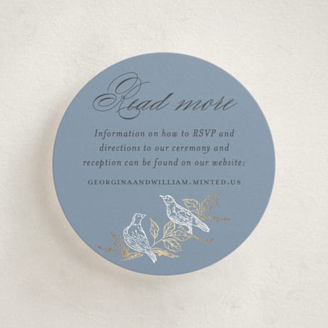 Foil-Pressed Mini Enclosure Cards