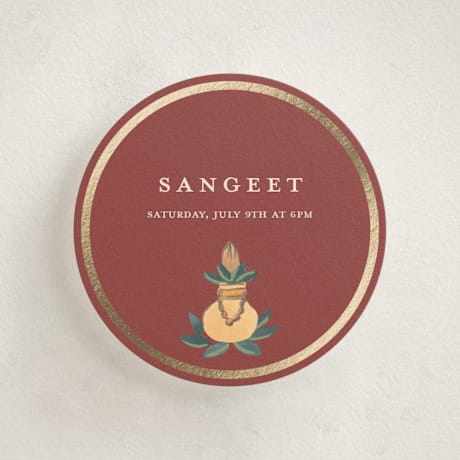 Foil-Pressed Mini Enclosure Cards