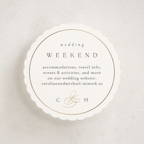 Foil-Pressed Mini Enclosure Cards