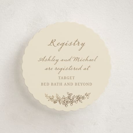 Foil-Pressed Mini Enclosure Cards