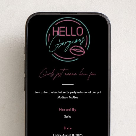 Online Bachelorette Party Invitations