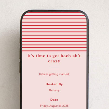 Online Bachelorette Party Invitations