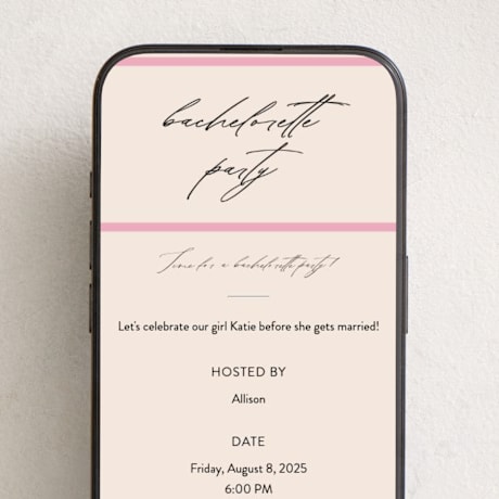Online Bachelorette Party Invitations