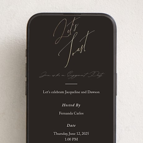Online Engagement Party Invitations