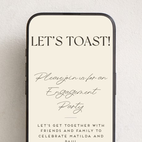 Online Engagement Party Invitations