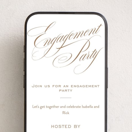 Online Engagement Party Invitations