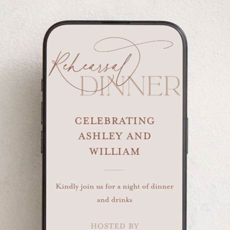 Online Rehearsal Dinner Invitations