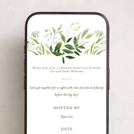 Online Rehearsal Dinner Invitations
