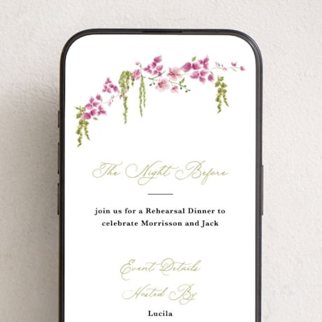 Online Rehearsal Dinner Invitations