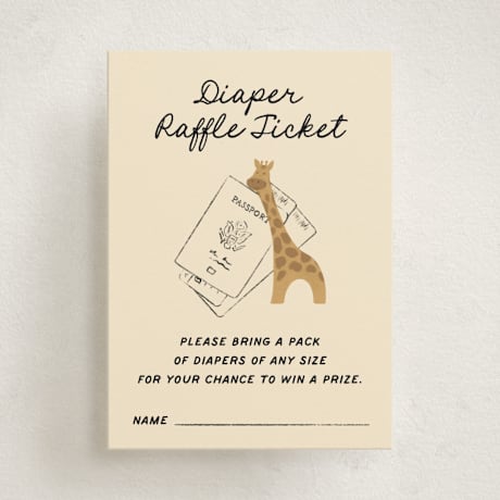 Mini Baby Shower Insert Cards