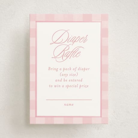 Mini Baby Shower Insert Cards
