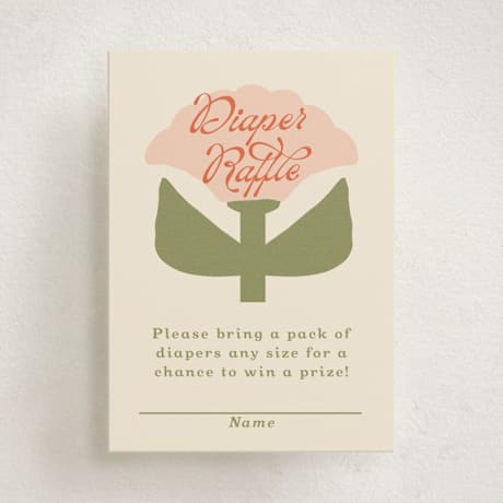 Mini Baby Shower Insert Cards