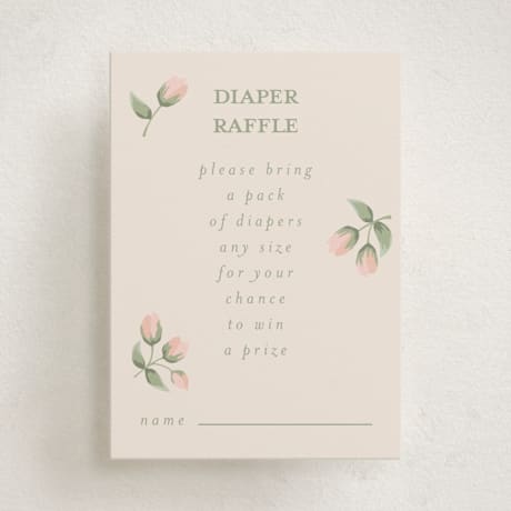 Mini Baby Shower Insert Cards