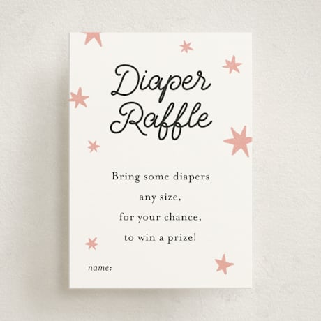 Mini Baby Shower Insert Cards