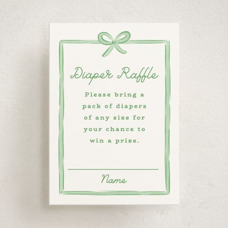 Mini Baby Shower Insert Cards