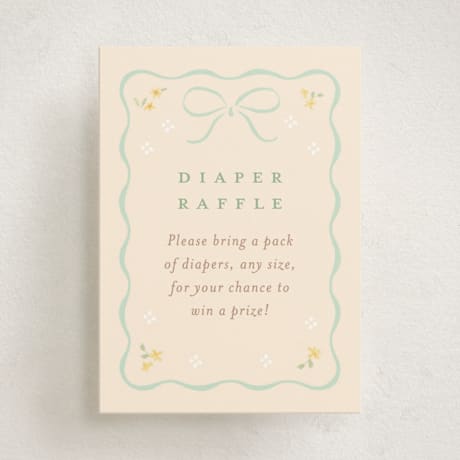 Mini Baby Shower Insert Cards