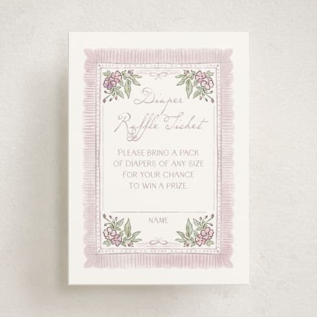 Mini Baby Shower Insert Cards