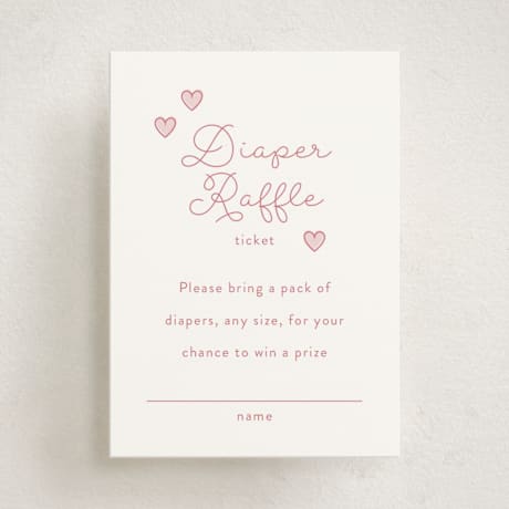 Mini Baby Shower Insert Cards