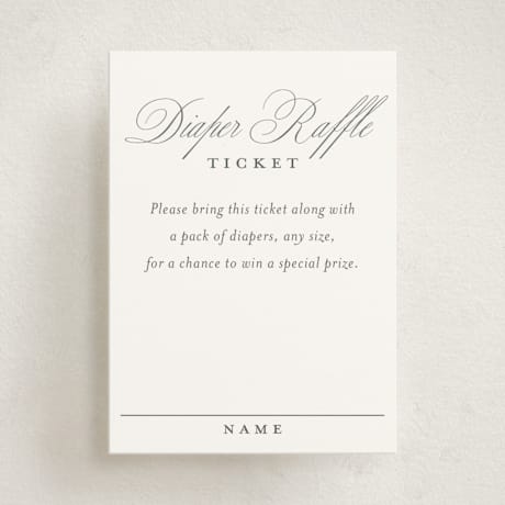 Mini Baby Shower Insert Cards