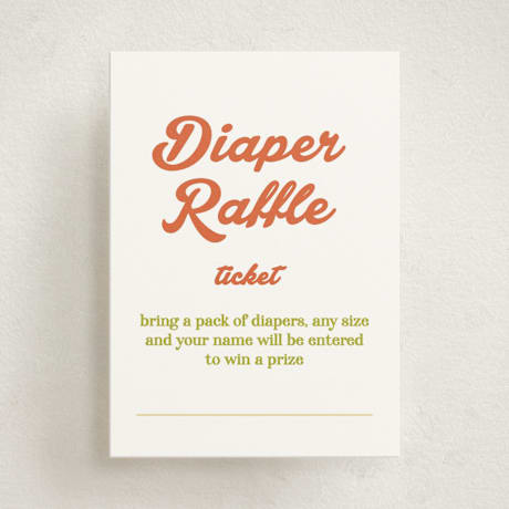 Mini Baby Shower Insert Cards