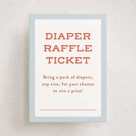 Mini Baby Shower Insert Cards