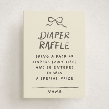 Mini Baby Shower Insert Cards